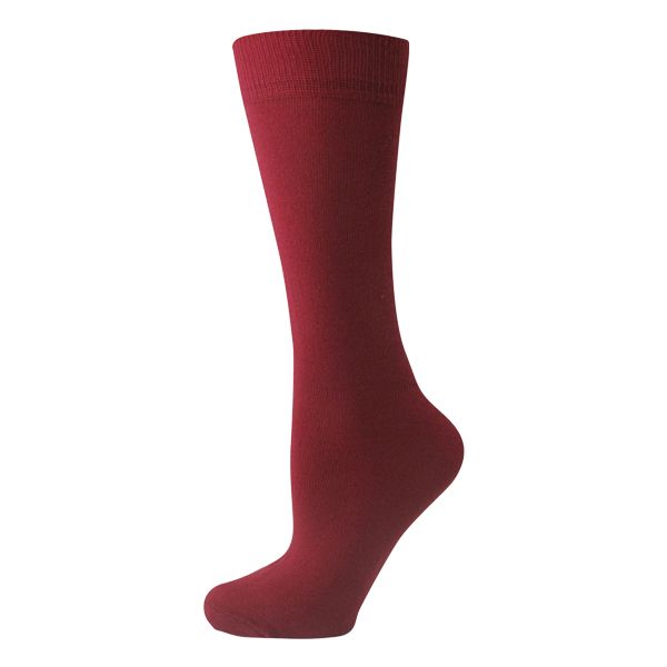 Plain Cherry Ankle Sock