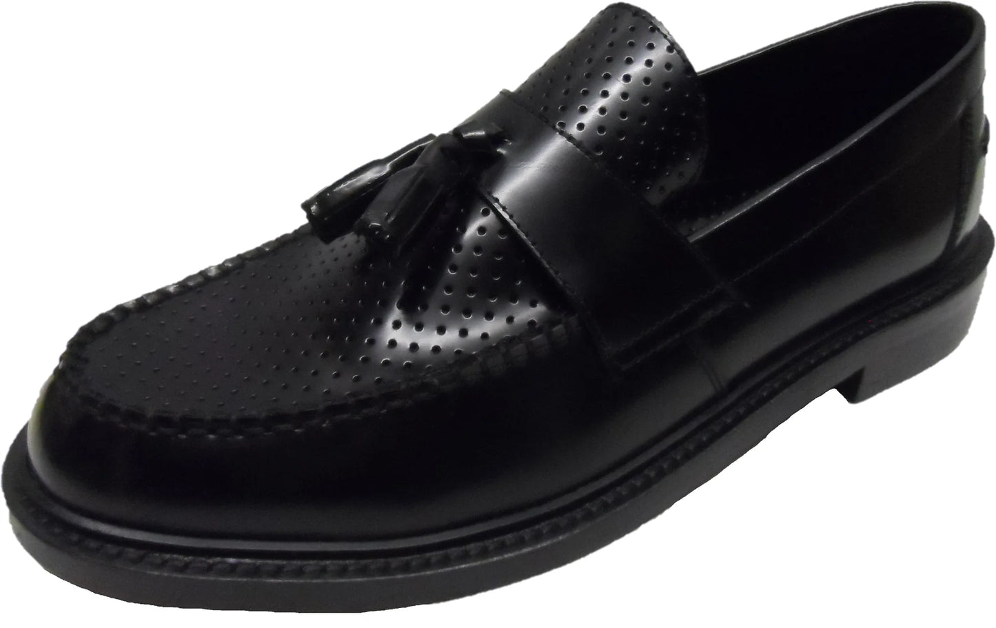 Quad Punch Kvast Loafer Sort