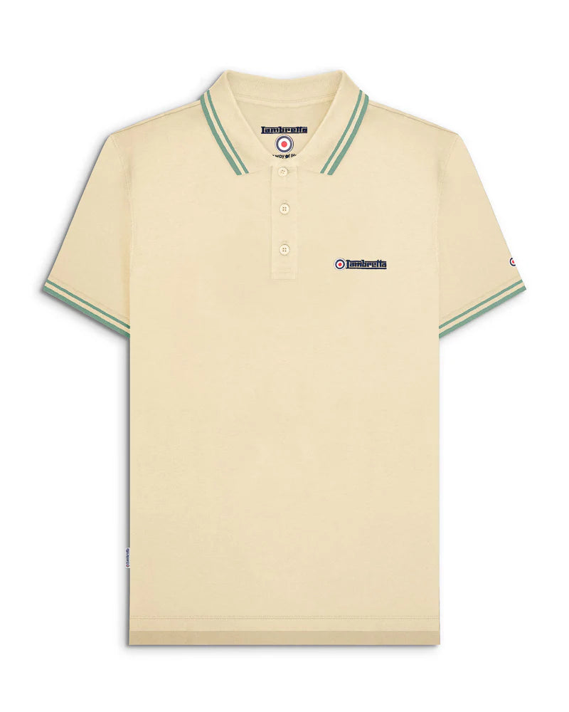 Twin Tipped Polo Tofu/Iceberg Green
