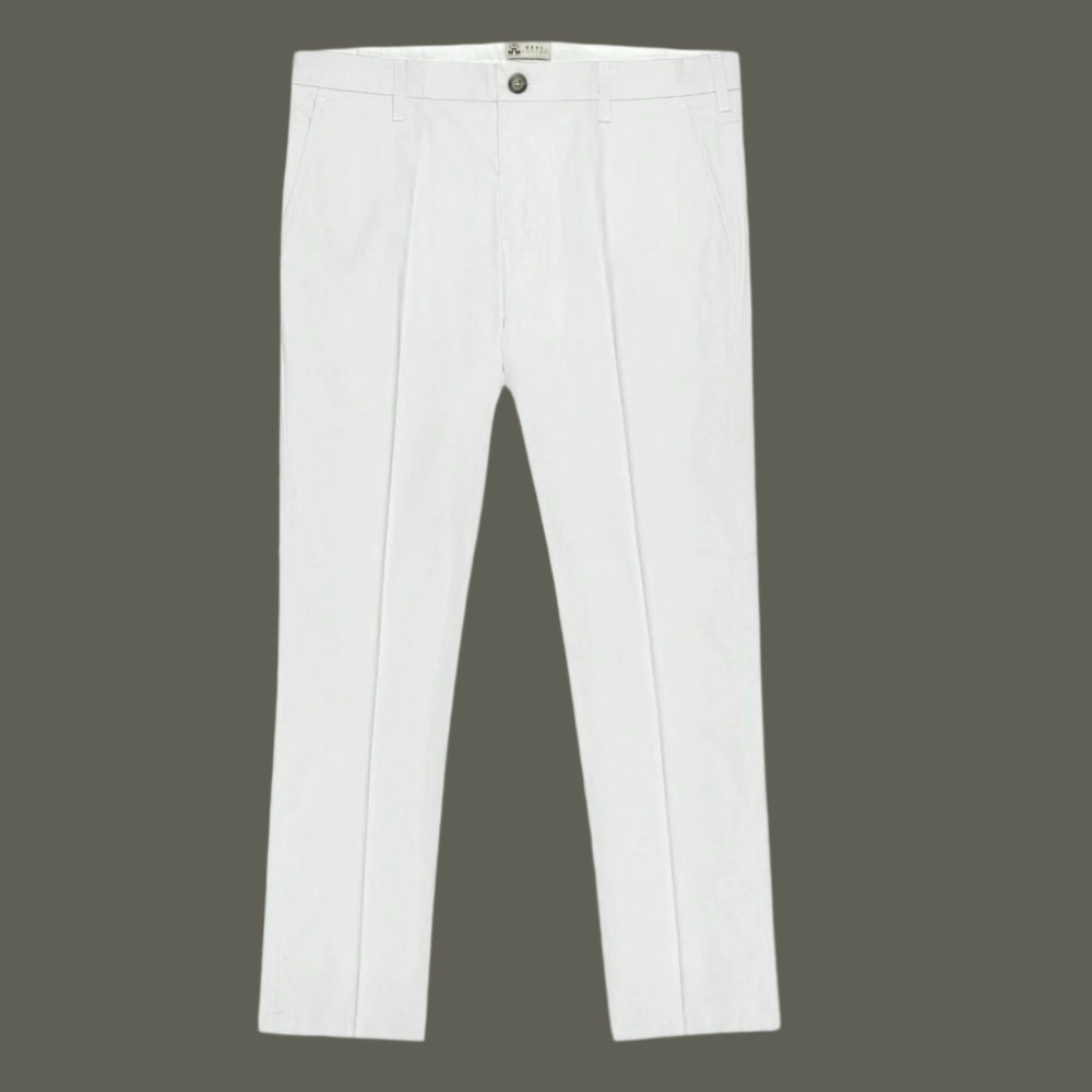 Stay-Pressed Trousers White