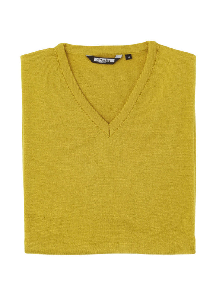 Knitted Tank Top Bottle Mustard