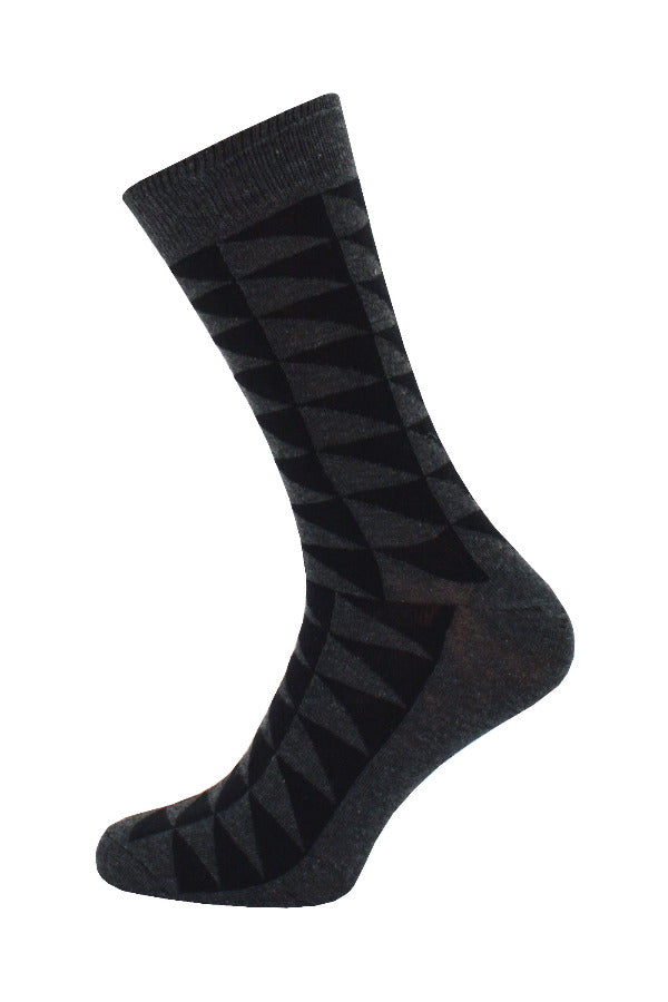 Triangle Design Ankle Socks 4 Colours