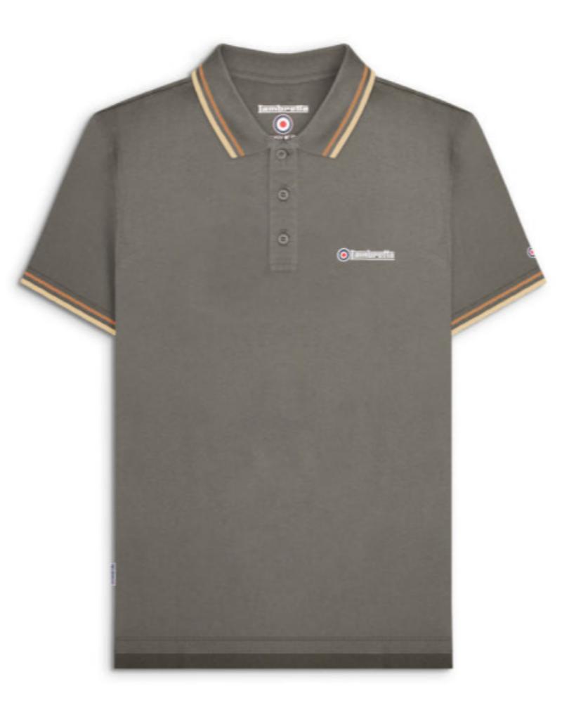 Twin Tipped Polo Granite(Tobacco/Cream) L & XL