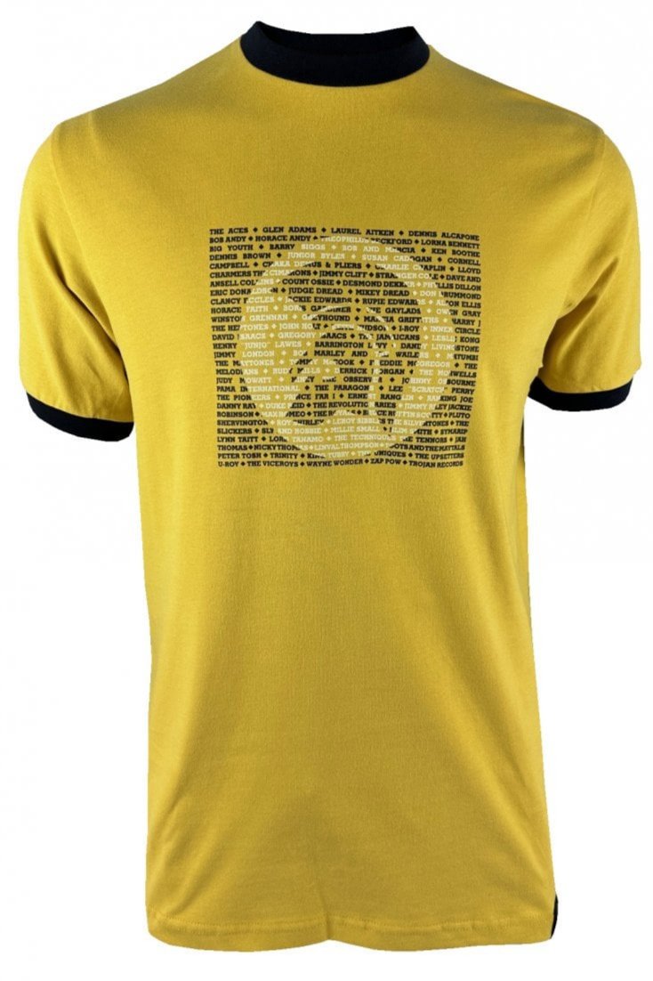 Trojan Artist logo tee TC/1039 Mustard XL
