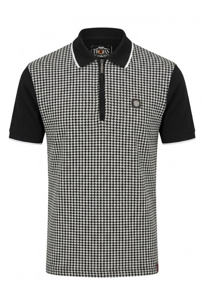 Kædestings Zip Piqué Polo TR/9066 Marineblå