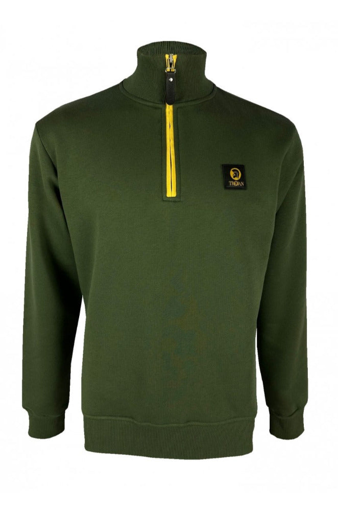 Quarter zip sweatshirt TR/8906 Army