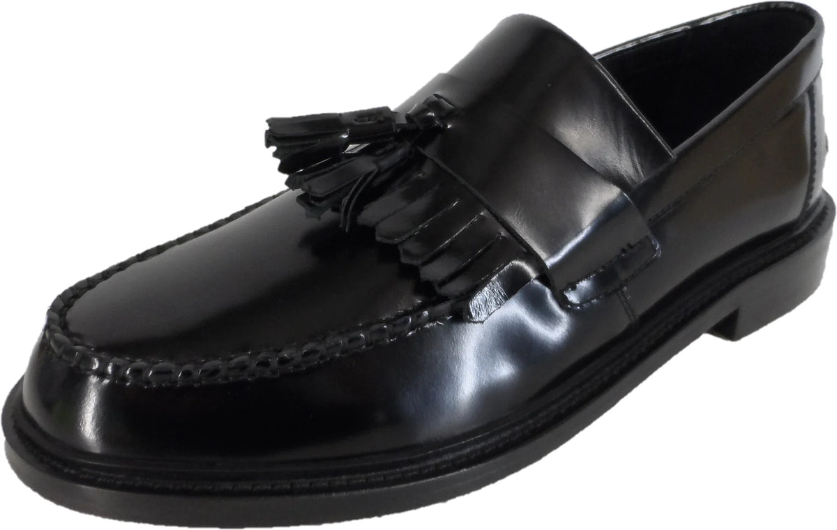 Selecta Tassel Loafer Black – Roundel Clothing