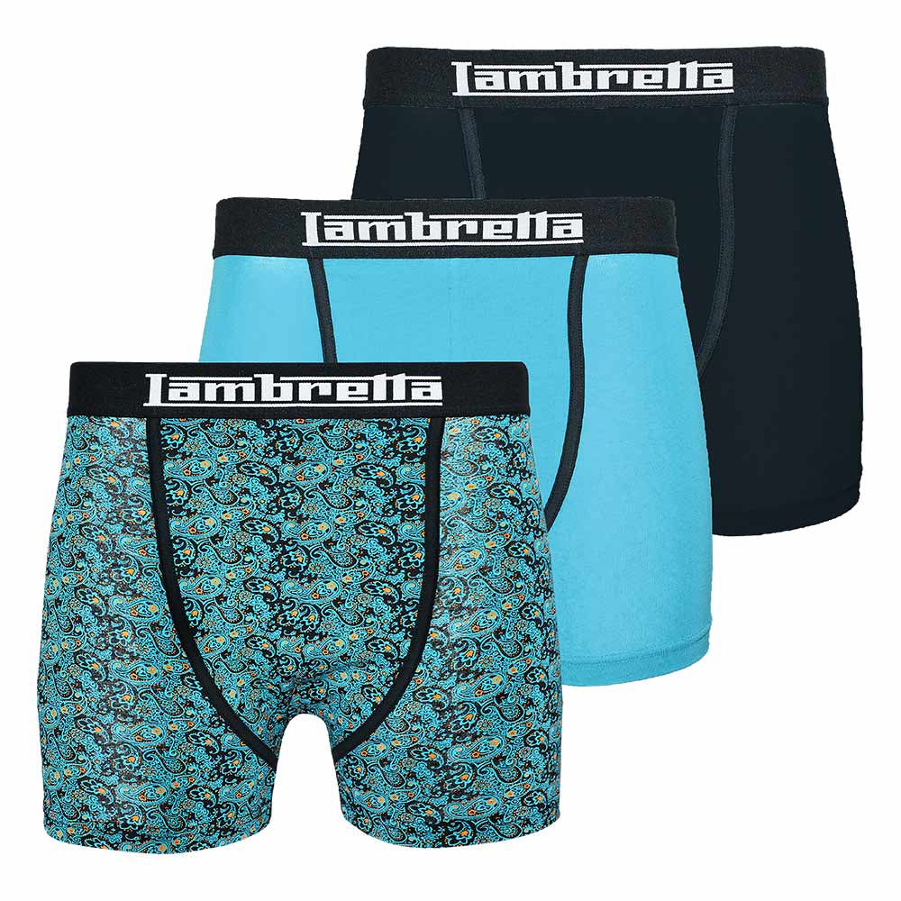 Boxer Paisley/Navy/Blue Moon 3 Pack