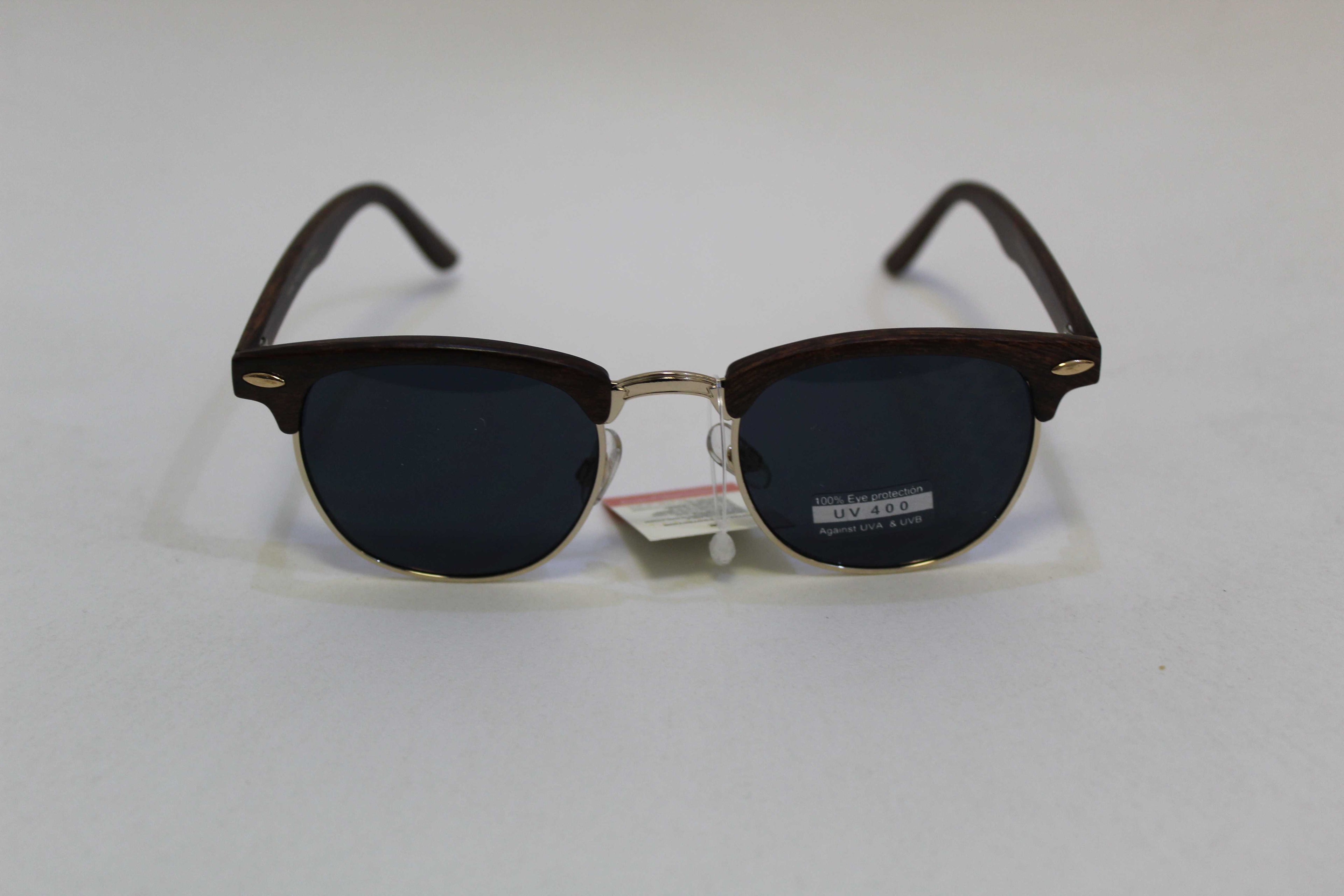 Wooden Clubmaster Sunglasses