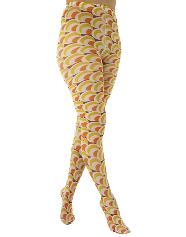 60s Groove Printed Tights