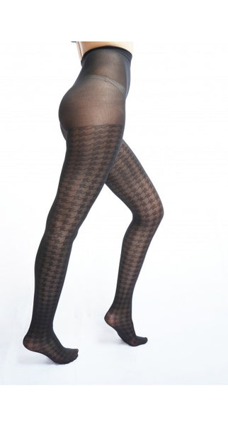 Houndstooth net Tights