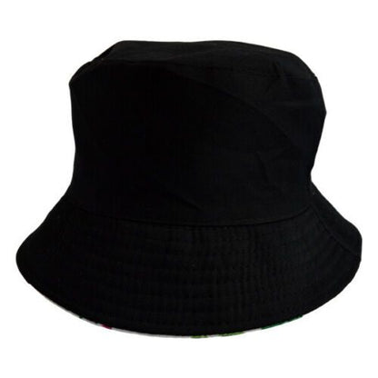 Bucket Hat Reversible Chequered Black/White