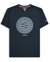 Chevron Target Tee Navy