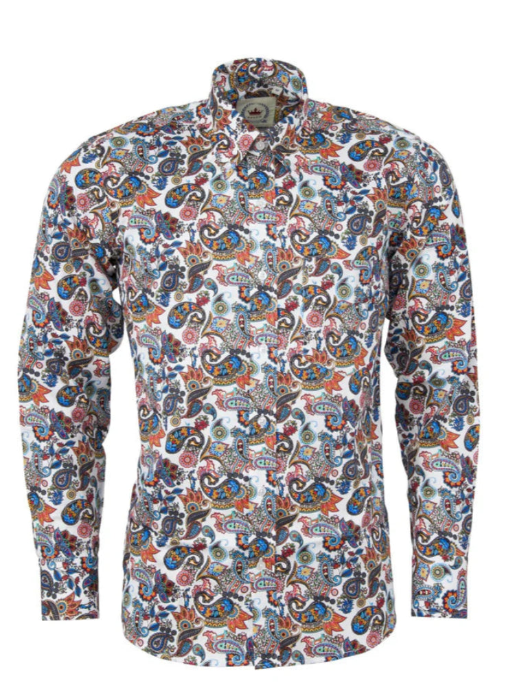 Colourful Paisley LS Shirt