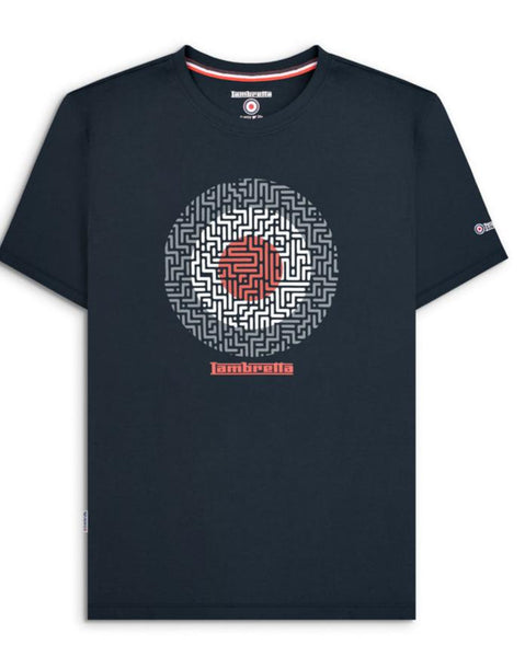 Geo Target Tee Navy