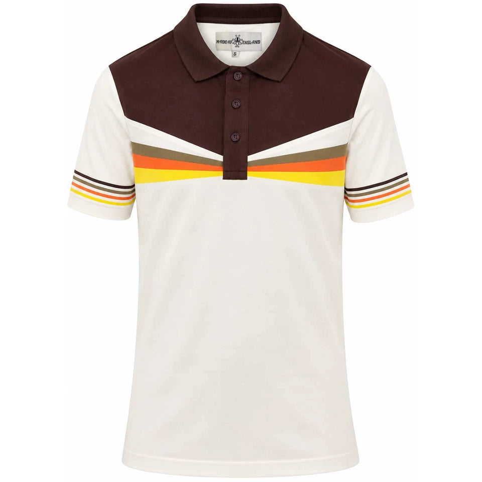 Good Money Sunburst Polo Top Cloud Cream