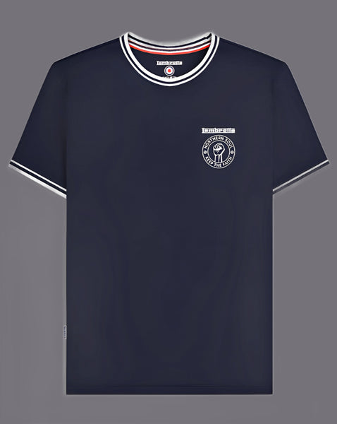 Northern Soul Tippped Tee Navy/White