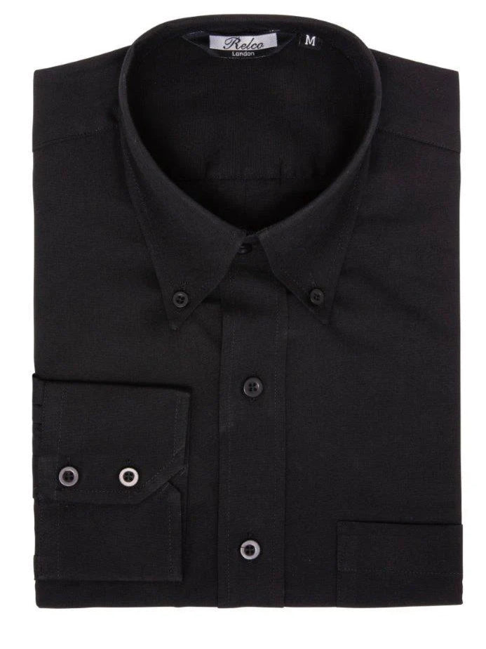 Oxford long sleeve shirt - Black