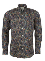 Navy Paisley Shirt