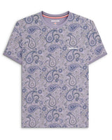 Paisley Brand AOP Tee Dusk/Grey