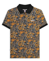 Paisley Brand Polo Black/Gold