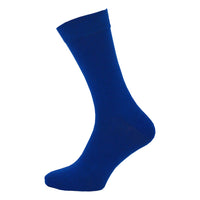 Plain Royal Blue Ankle Sock