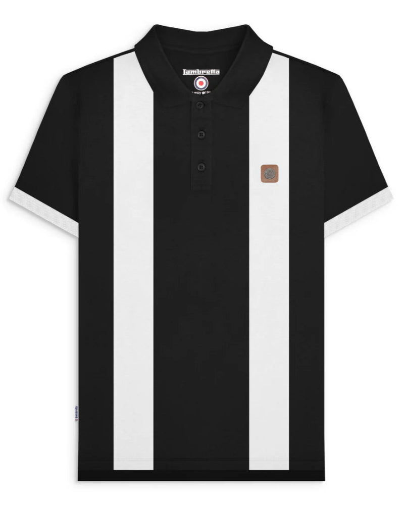 Vintage Panel Polo Black/White
