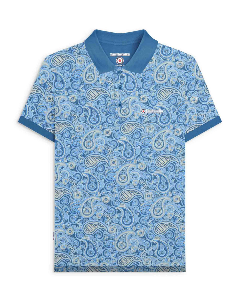 Paisley Brand Polo Dark blue/Wood Ash L