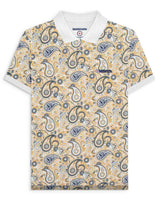 Paisley Brand Polo White/Navy