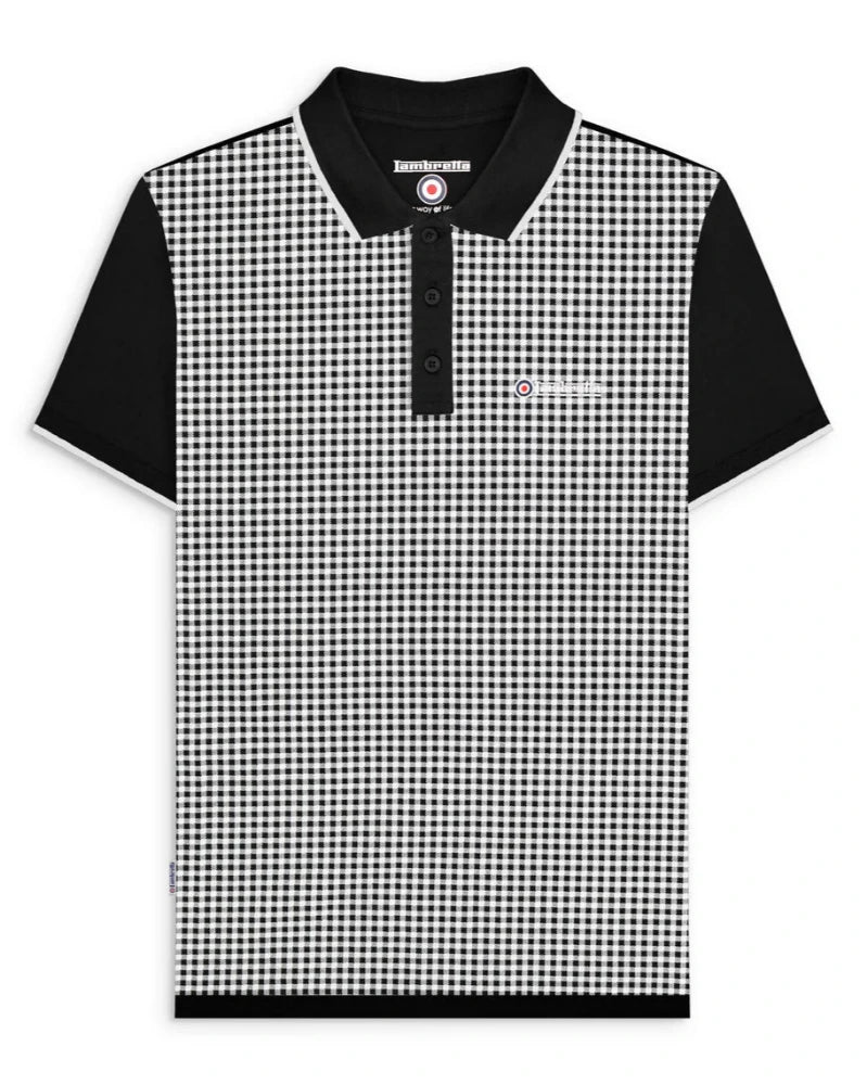 Gingham AOP Polo