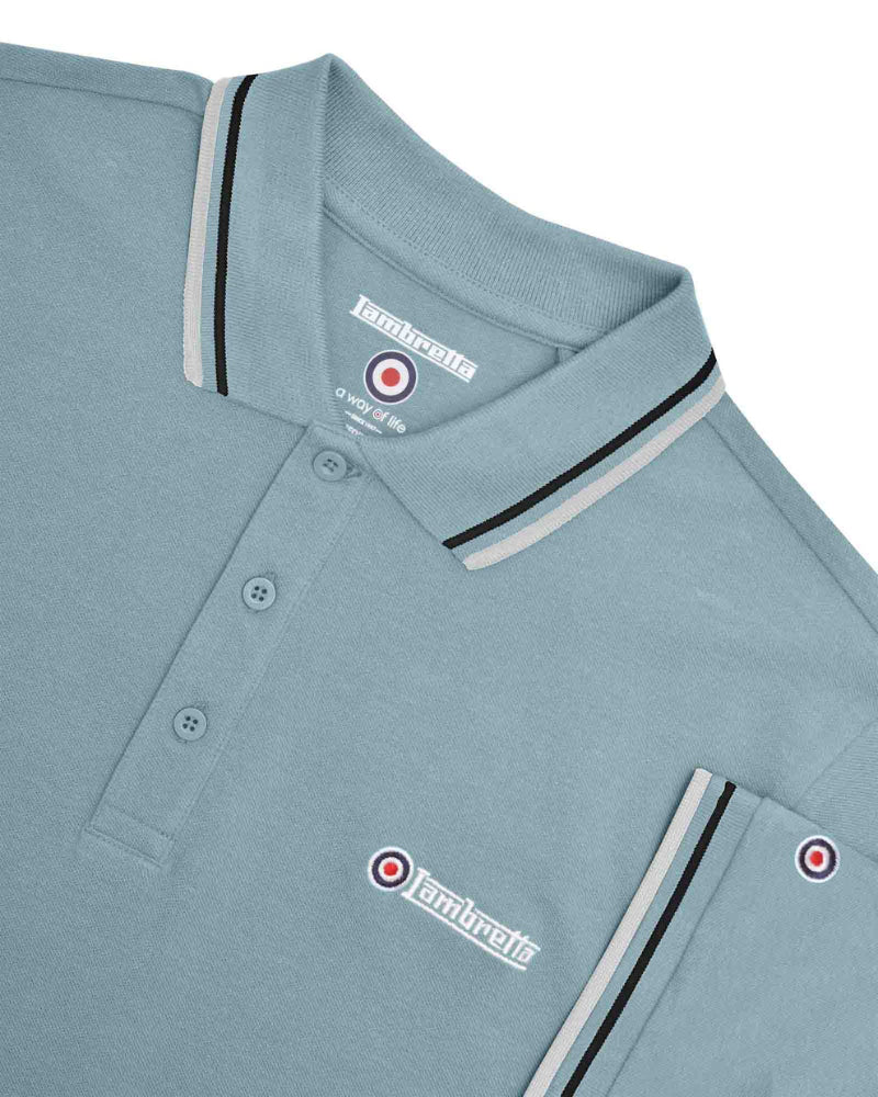 Twin Tipped Polo Smoke Blue (Black/Grey)