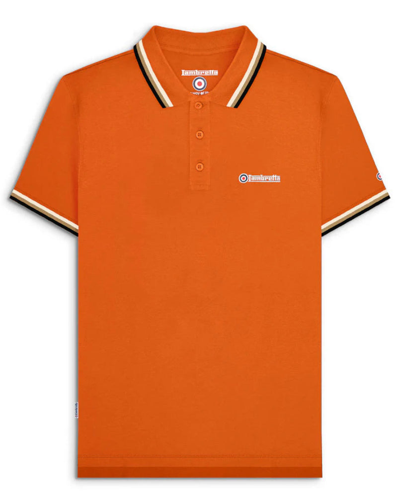 Triple Tipped Polo Desert Sun (Silver/Cashew/Black)