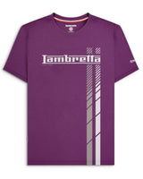 Fade Racing Stripe Tee Winter Bloom