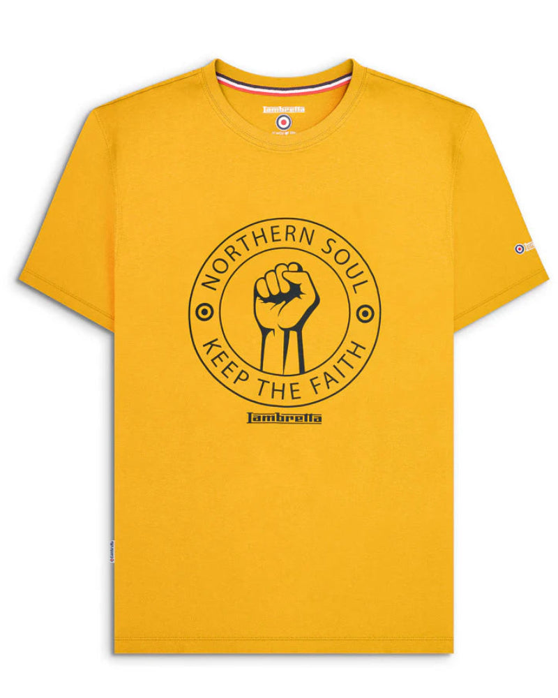 Northern Soul Tee (Gold)