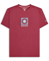 Target Box Tee Burgundy