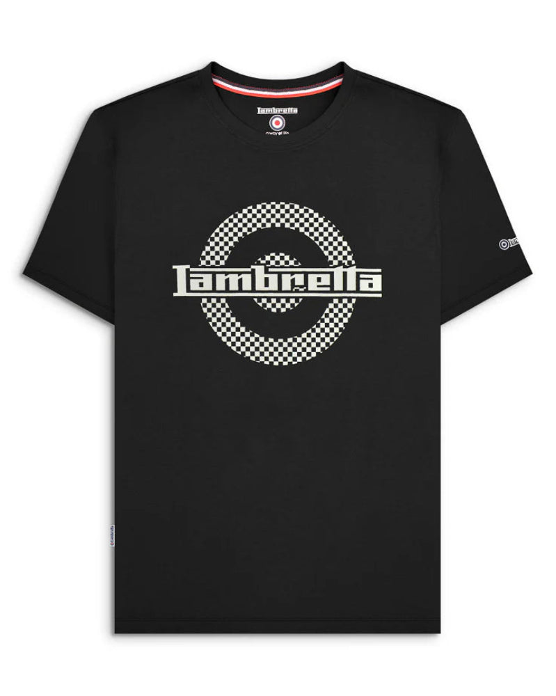 Two tone Target Tee (Black)