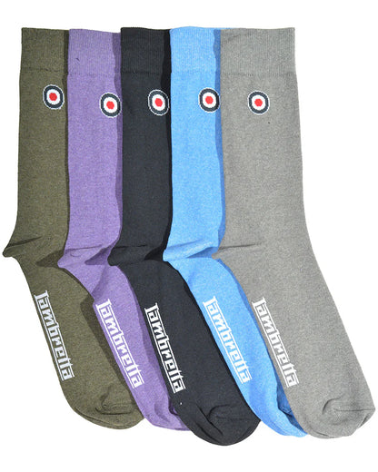 5 Pack Lambretta Socks