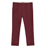 Stay-Pressed Trousers Burgundy