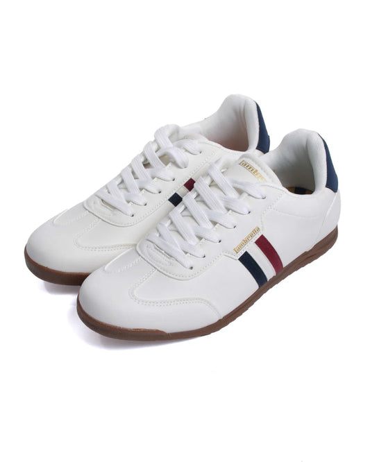 Tackle Casual Trainers White (Red/Navy)