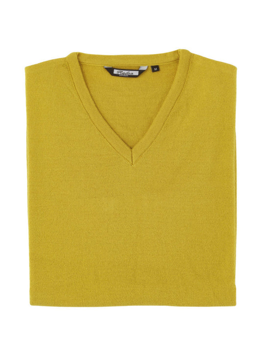 Knitted Tank Top Bottle Mustard