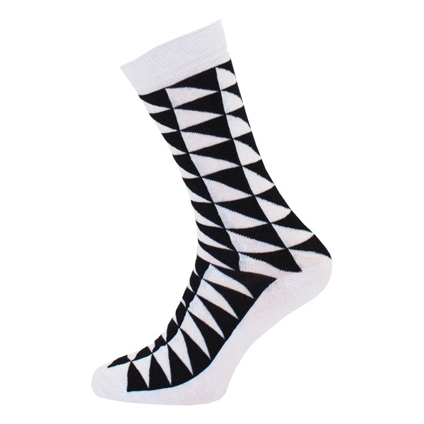 Triangle Design Ankle Socks 4 Colours