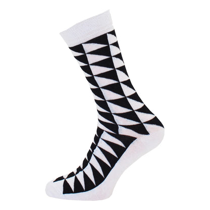 Triangle Design Ankle Socks 4 Colours