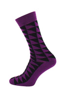 Triangle Design Ankle Socks 4 Colours