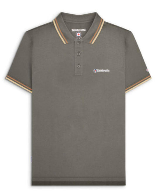 Twin Tipped Polo Granite(Tobacco/Cream) L & XL