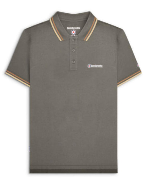 Twin Tipped Polo Granite(Tobacco/Cream)