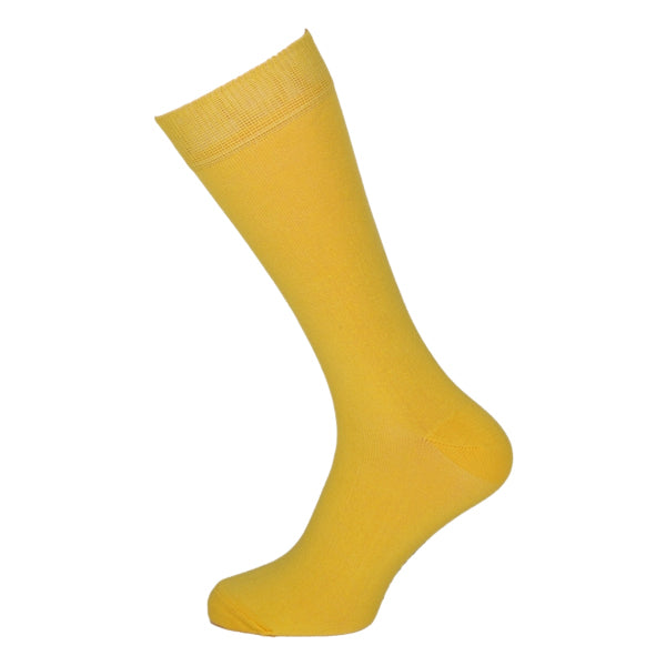 Plain Yellow Ankle Socks