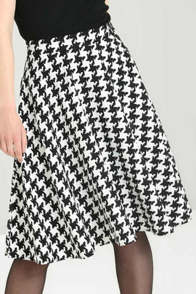 Blake Houndstooth Skirt