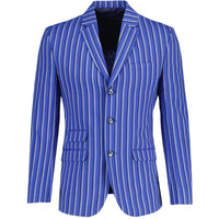 Offbeat 60s Mod Boating Blazer Classic Blue