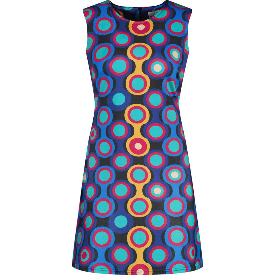 Daytripper Psych-Out Target Dress (Jet Set/Blue Mix)