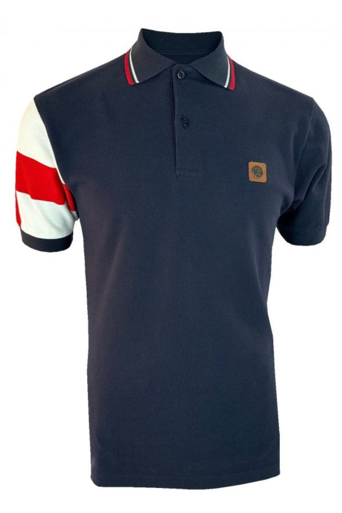 Flag Sleeve Pique Polo TR/9073 England